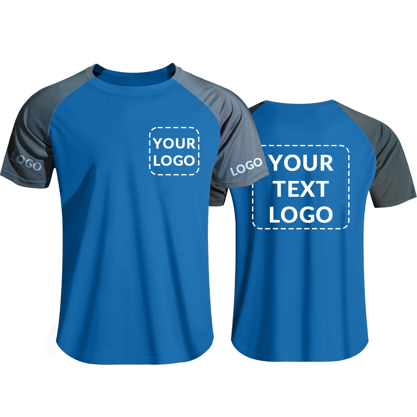 Shmimy Custom Men’s Dry Fit Workout Shirts Moisture Wicking Short Sleeve Athletic Work T-Shirts