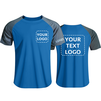 Shmimy Custom Men’s Dry Fit Workout Shirts Moisture Wicking Short Sleeve Athletic Work T-Shirts