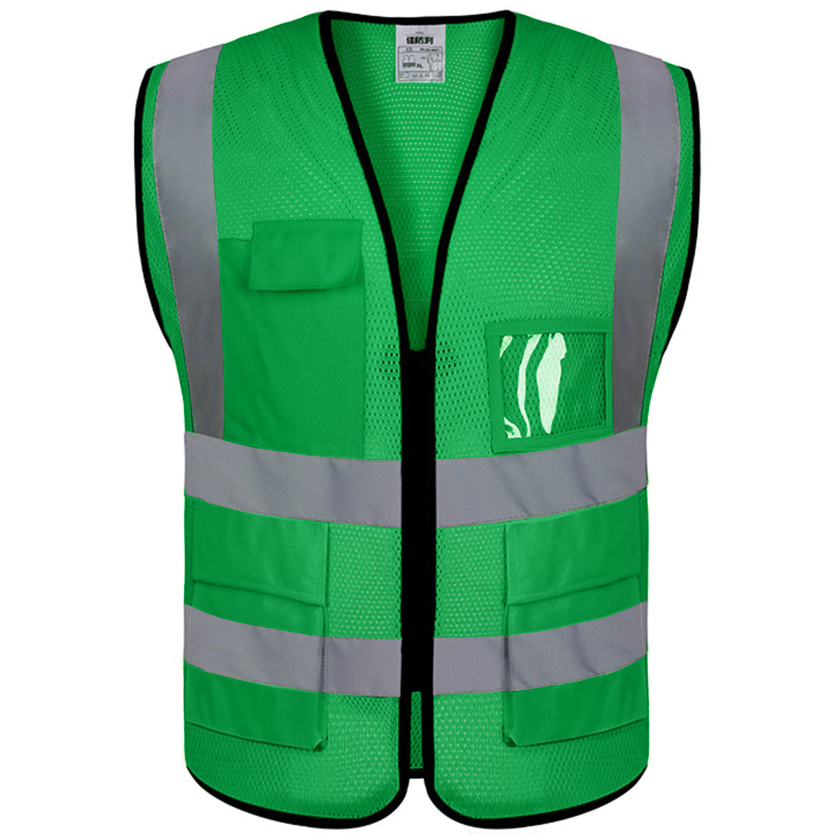 Custom Logo Reflective Mesh Safety Vest | High Visibility | Work & Outdoor Safety Gear
