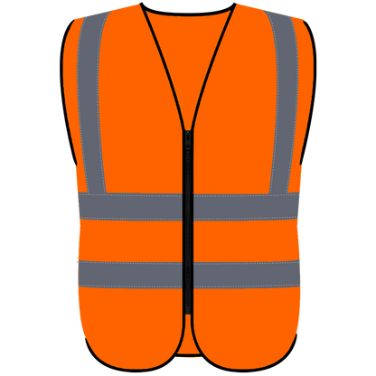 Shmimy Custom Logo Class 2 Reflective Safety Vest, ANSI/ISEA Standards Compliant