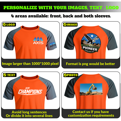 Shmimy Custom Men’s Dry Fit Workout Shirts Moisture Wicking Short Sleeve Athletic Work T-Shirts