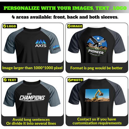 Shmimy Custom Men’s Dry Fit Workout Shirts Moisture Wicking Short Sleeve Athletic Work T-Shirts