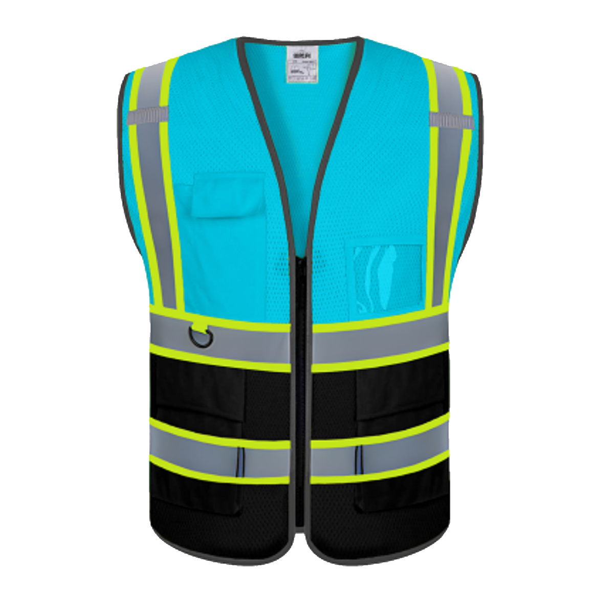 Custom High Visibility Reflective Safety Vest with Pockets | Personalized Logo for Construction, Men & Women