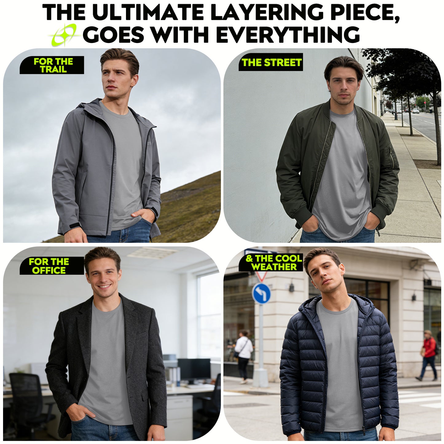 Shmimy Custom Men’s Dry Fit Workout Shirts Moisture Wicking Short Sleeve Athletic Work T-Shirts