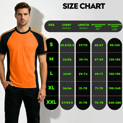 Custom Logo High Visibility Safety Work Shirts | Hi Vis Reflective Shirts