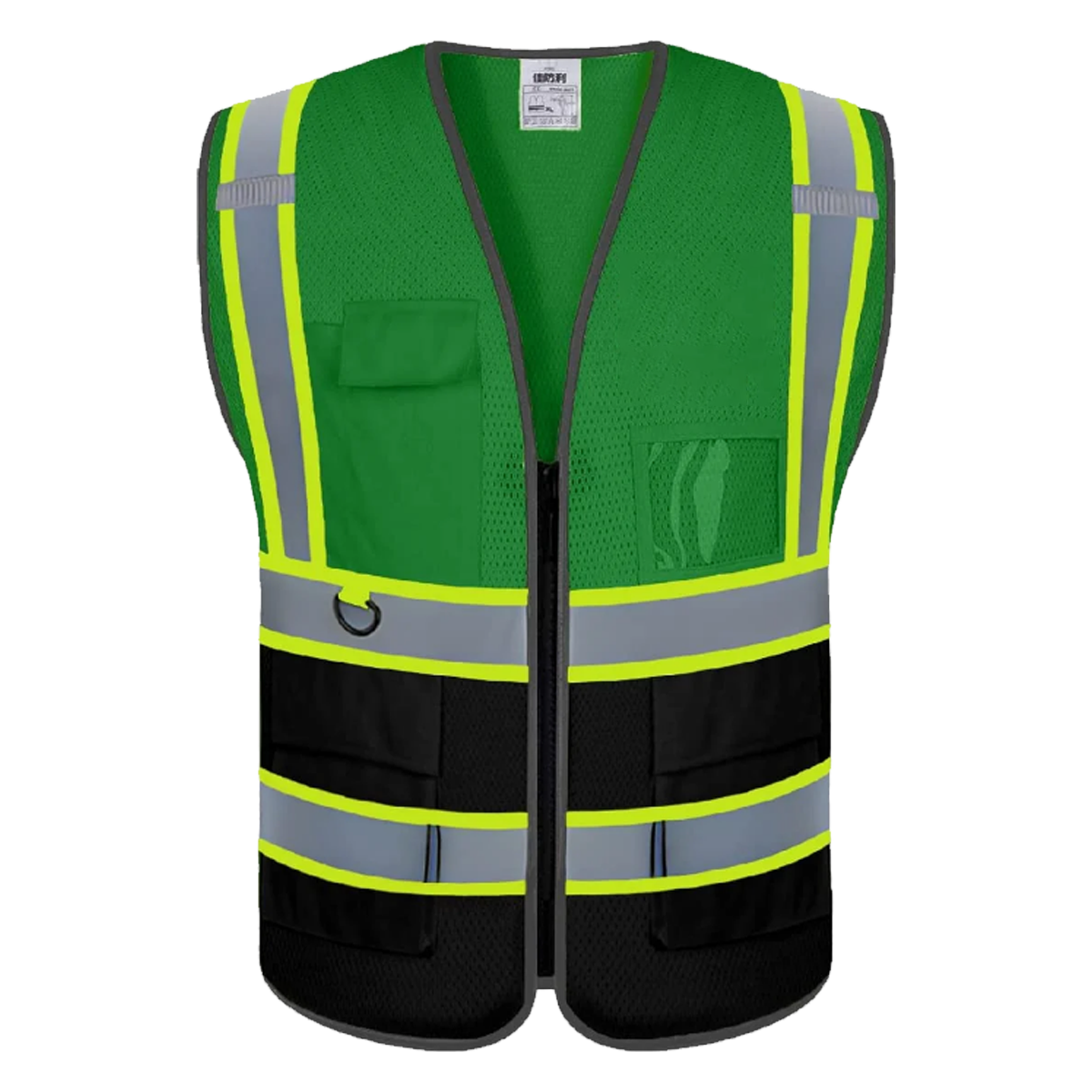 Custom High Visibility Reflective Safety Vest with Pockets | Personalized Logo for Construction, Men & Women