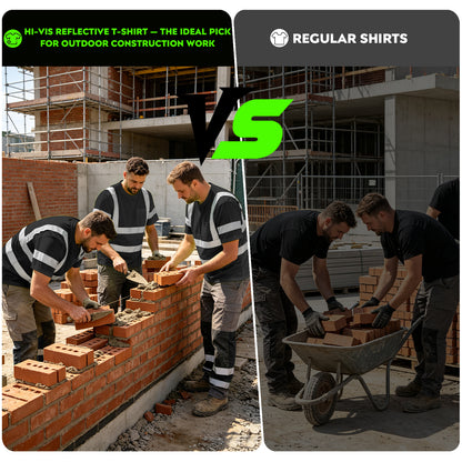 Shmimy Custom Logo High Visibility Shirts Class 3 Reflective Shirts ANSI with Pocket