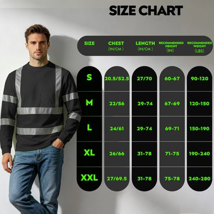 Shmimy Custom Logo High Visibility Shirts Class 3 Reflective Shirts ANSI with Pocket Safety Shirts