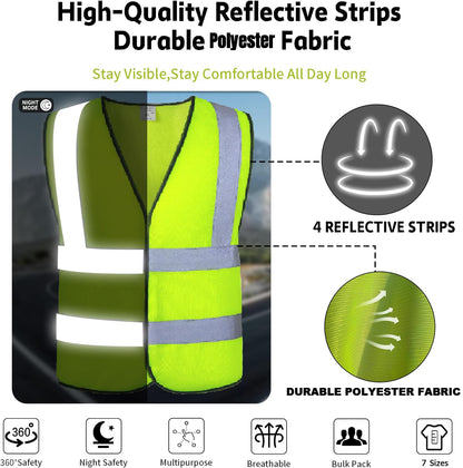 Custom safety vest customize hi vis vest reflective vest with logo