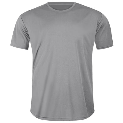 Shmimy Custom Men’s Dry Fit Workout Shirts Moisture Wicking Short Sleeve Athletic Work T-Shirts