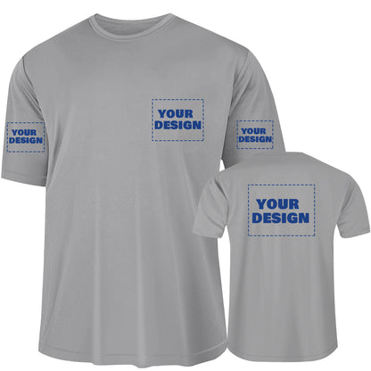 Shmimy Custom Men’s Dry Fit Workout Shirts Moisture Wicking Short Sleeve Athletic Work T-Shirts