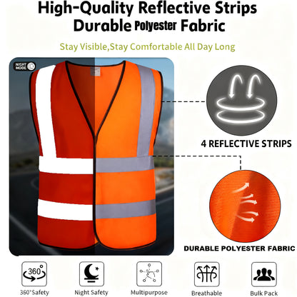 Custom safety vest customize hi vis vest reflective vest with logo