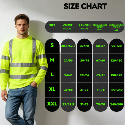 Shmimy Custom Logo High Visibility Shirts Class 3 Reflective Shirts ANSI with Pocket Safety Shirts