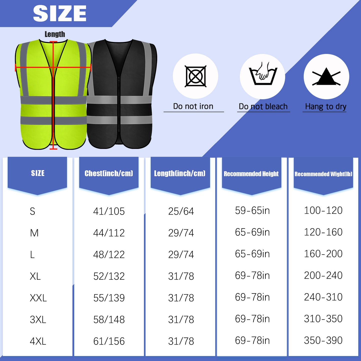 Shmimy Custom Logo Class 2 Reflective Safety Vest, ANSI/ISEA Standards Compliant