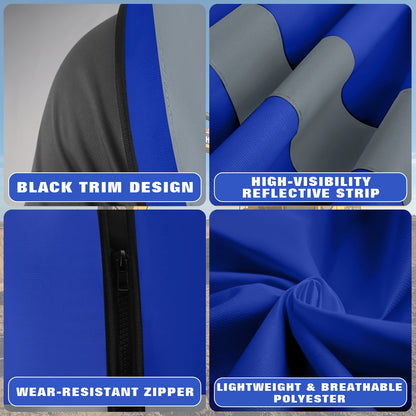 Shmimy Custom Logo Class 2 Reflective Safety Vest, ANSI/ISEA Standards Compliant