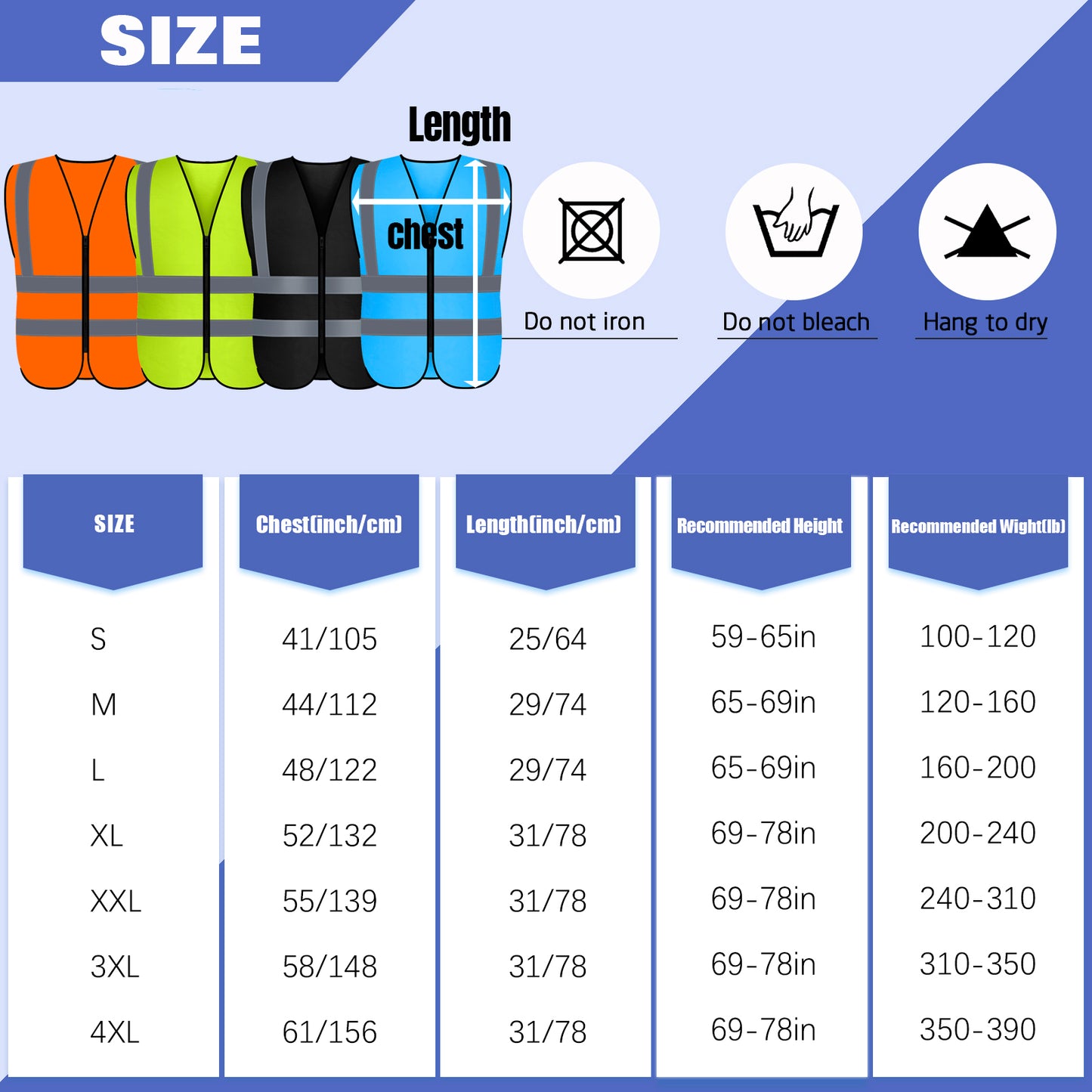 Shmimy Custom Logo Class 2 Reflective Safety Vest, ANSI/ISEA Standards Compliant